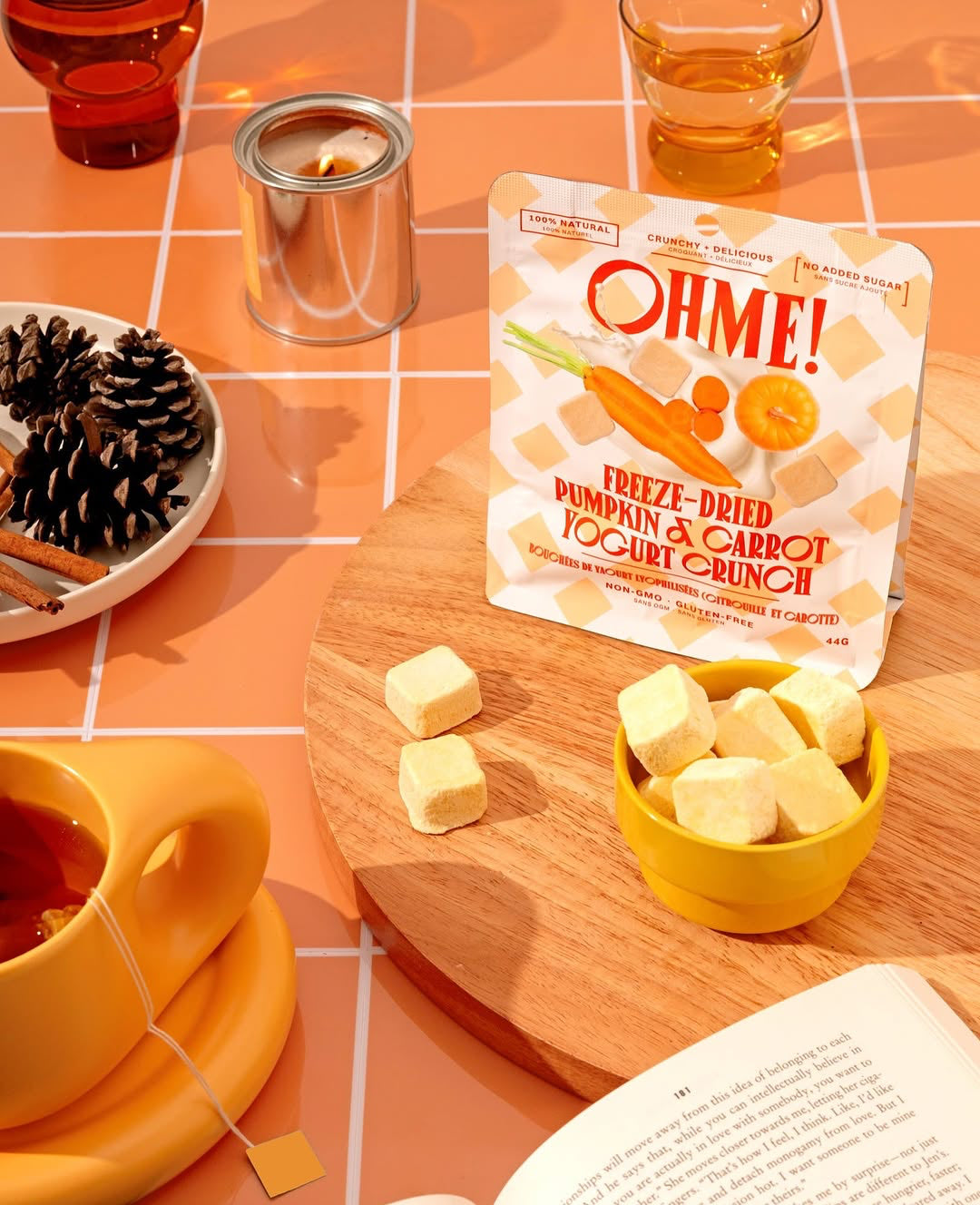 Freeze-Dried Pumpkin & Carrot Yogurt Crunch
