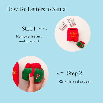 Letters to Santa Interactive Snuffle Dog Toy - official product photo
