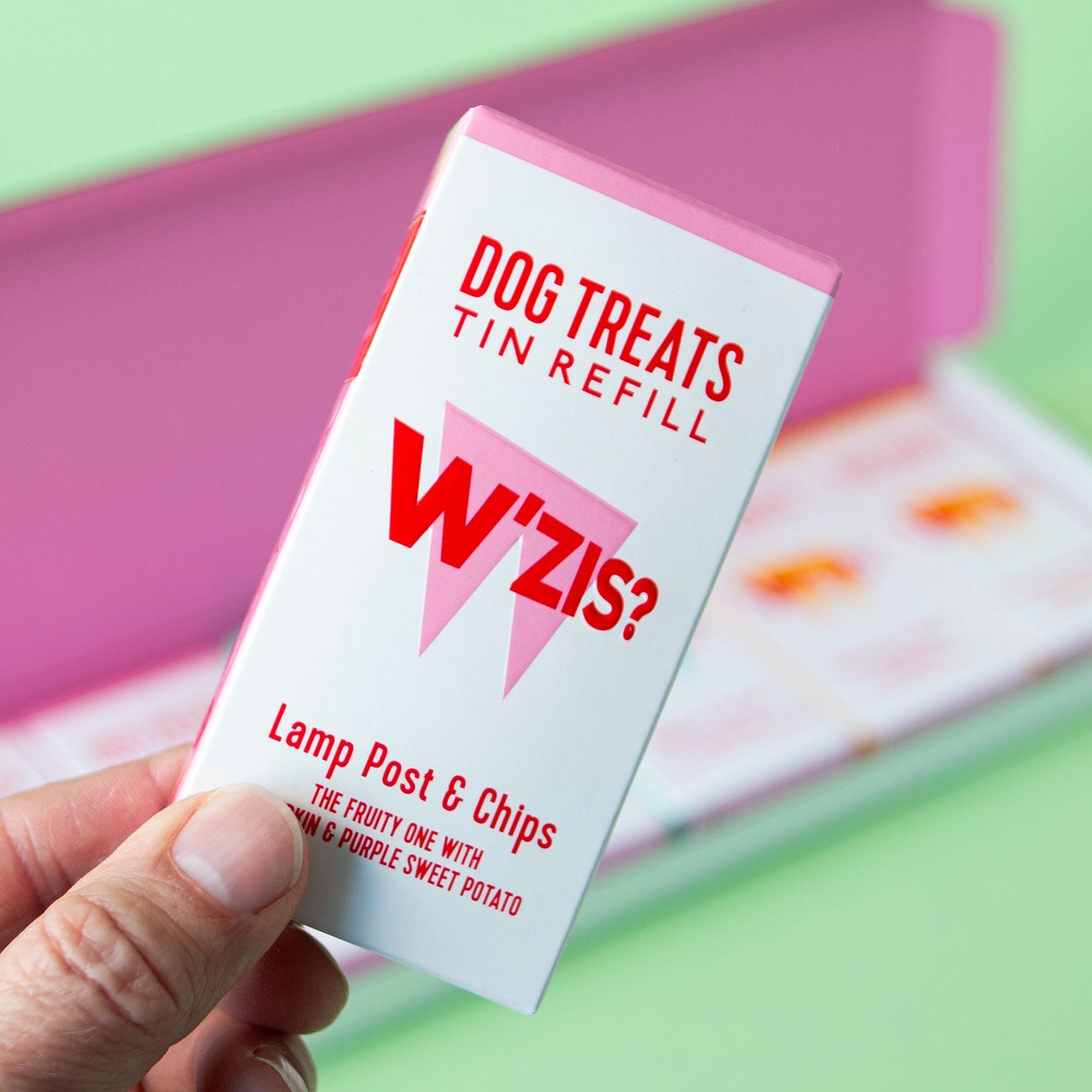 W'ZIS Treat 48g Refill Boxes: Lamp Post & Chips