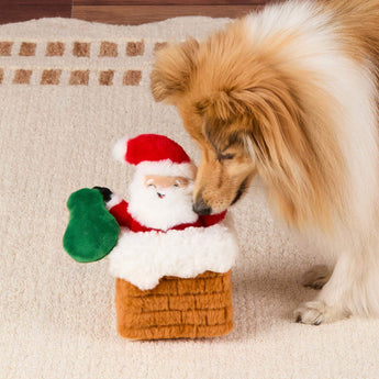 Here Comes Santa Interactive Snuffle Dog Toy - official product photo