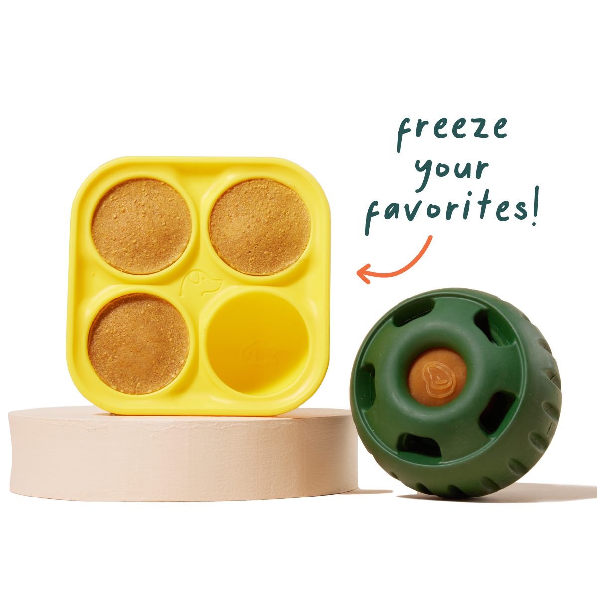 Woof Treat Tray for homemade frozen Pupsicle refills
