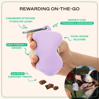 Springland Pets Silicone Dog Treat Dispenser in Lilac, image 2
