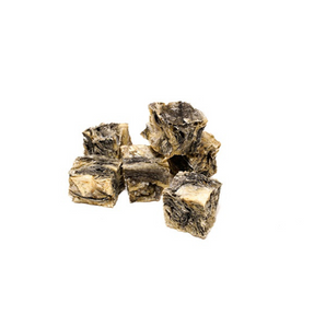 100% Natural Dried Cod Skin Cubes