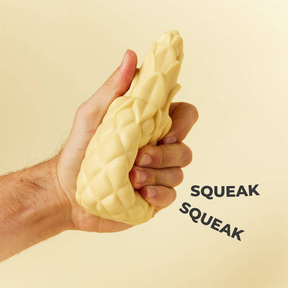 Pineapple Shaped Squeaky Dog Toy