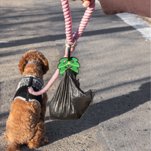 Monstera Leaf Poopy Loop - Dog Waste Bag Holder