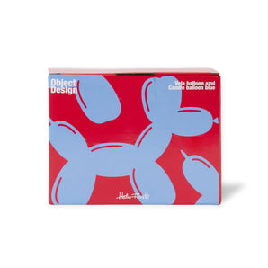 Hand Painted Balloon Dog Candle - Blue