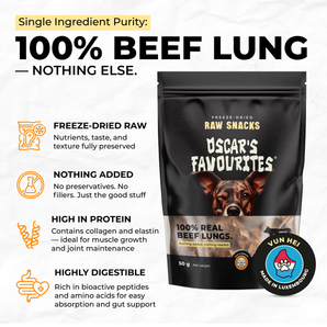 Freeze-Dried Beef Lung