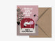 Holiday Postcard / Christmas Sofa
