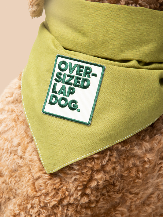 Oversized Lap Dog iron-on patch for dogs