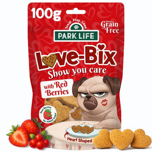 Love Bix - Heart Shaped Red Berries Biscuits