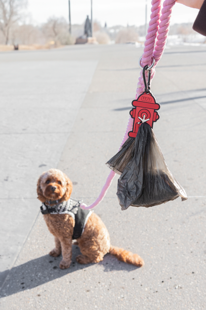 Fire Hydrant Poopy Loop - Dog Waste Bag Holder