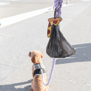Pizza Poopy Loop - Dog Waste Bag Holder