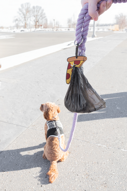 Pizza Poopy Loop - Dog Waste Bag Holder