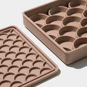 Official brand photo: 3-in-1 Fish Scale Slow Feeder Bowl | Fig, view 2