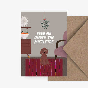 Holiday Postcard / Mistletoe
