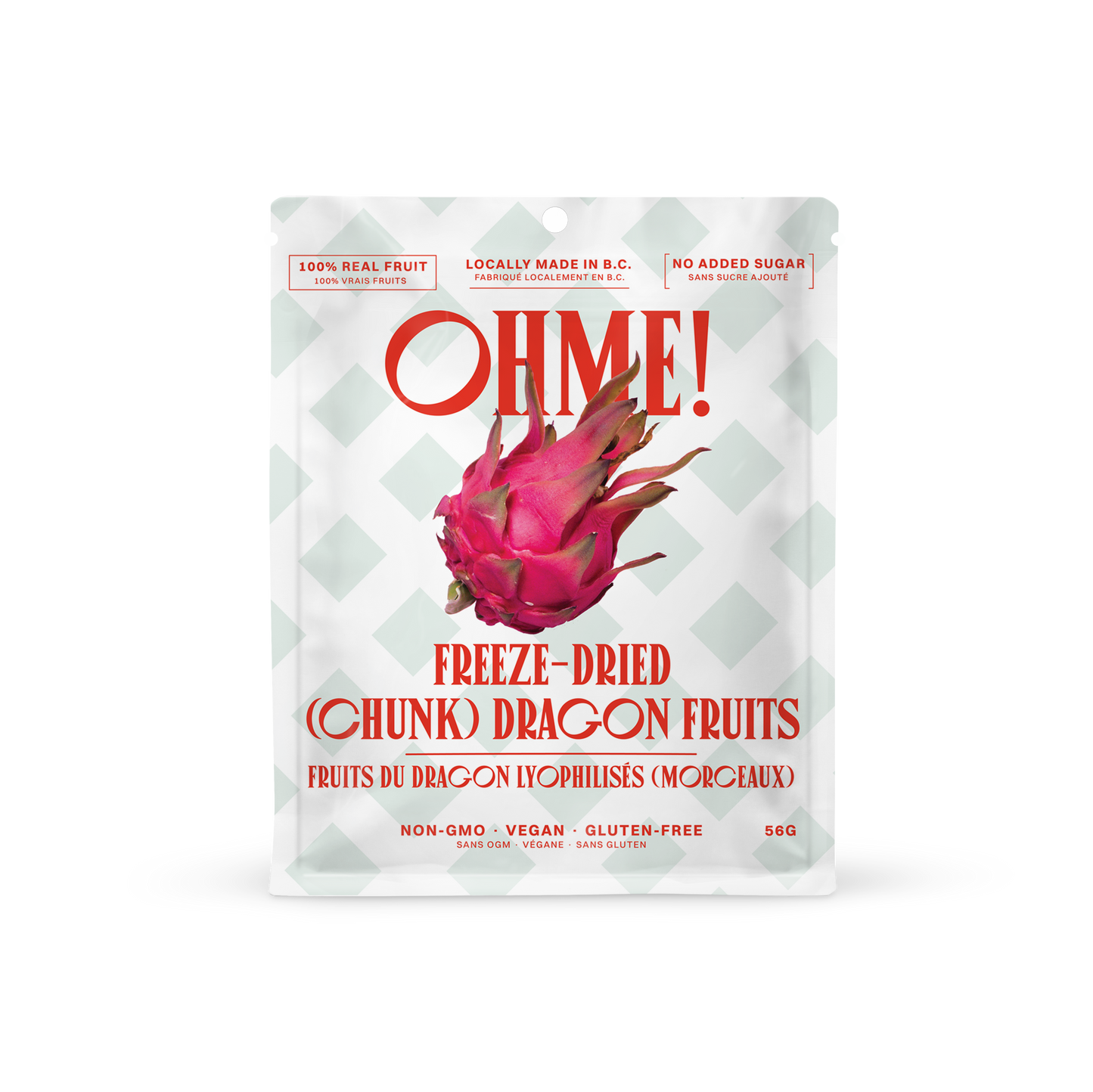 Freeze-Dried Dragon Fruits (Chunk)