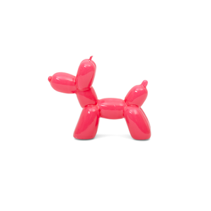 Hand Painted Balloon Dog Candle - Magenta