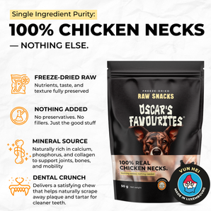 Freeze-Dried Chicken Necks