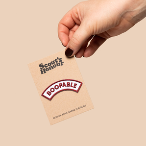 Boopable opstrijkpatch voor honden
