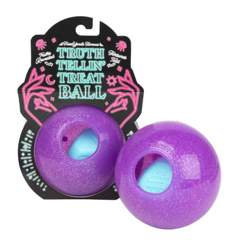 FuzzYard Truth Tellin' Treat Ball with retail packaging