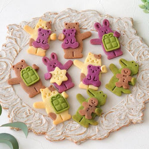 Christmas Animal Hug Cookie Cutter Set