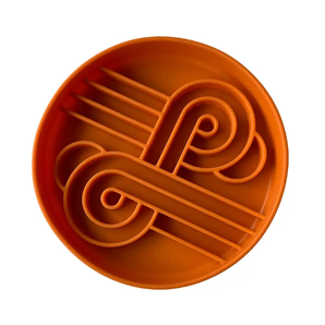 Zoomies slow feeder bowl | Pumpkin