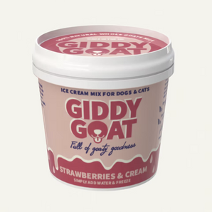 Goat Ice Cream Mix - Strawberries and Cream