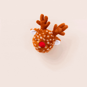 Reindeer 2-in-1 Bounce Dog Toy