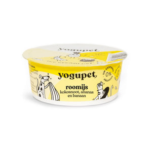 Yogupet Ice Cream - Coconut, Pineapple and Banana