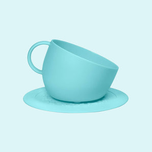 Cup & Plate Set - Aqua