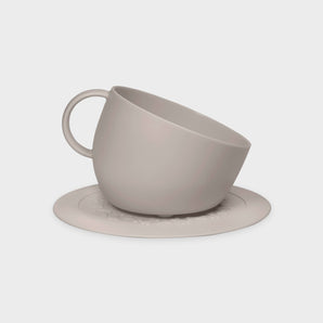 Cup & Plate Set - Taupe