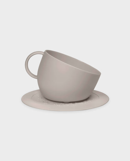 Cup & Plate Set - Taupe
