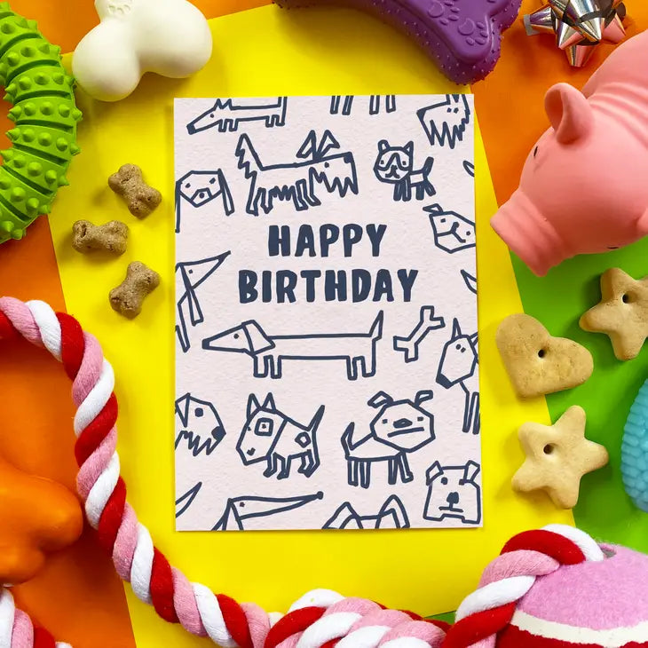 Edible Birthday Card For Dogs - Peanut Butter Flavour