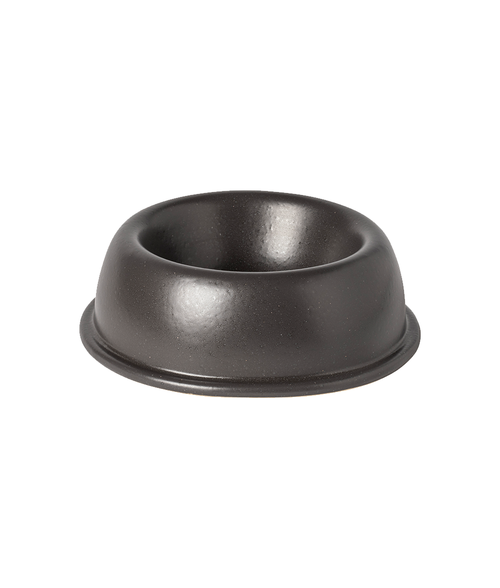 Bole - Ceramic Dog Feeder Bowl - Anthracite