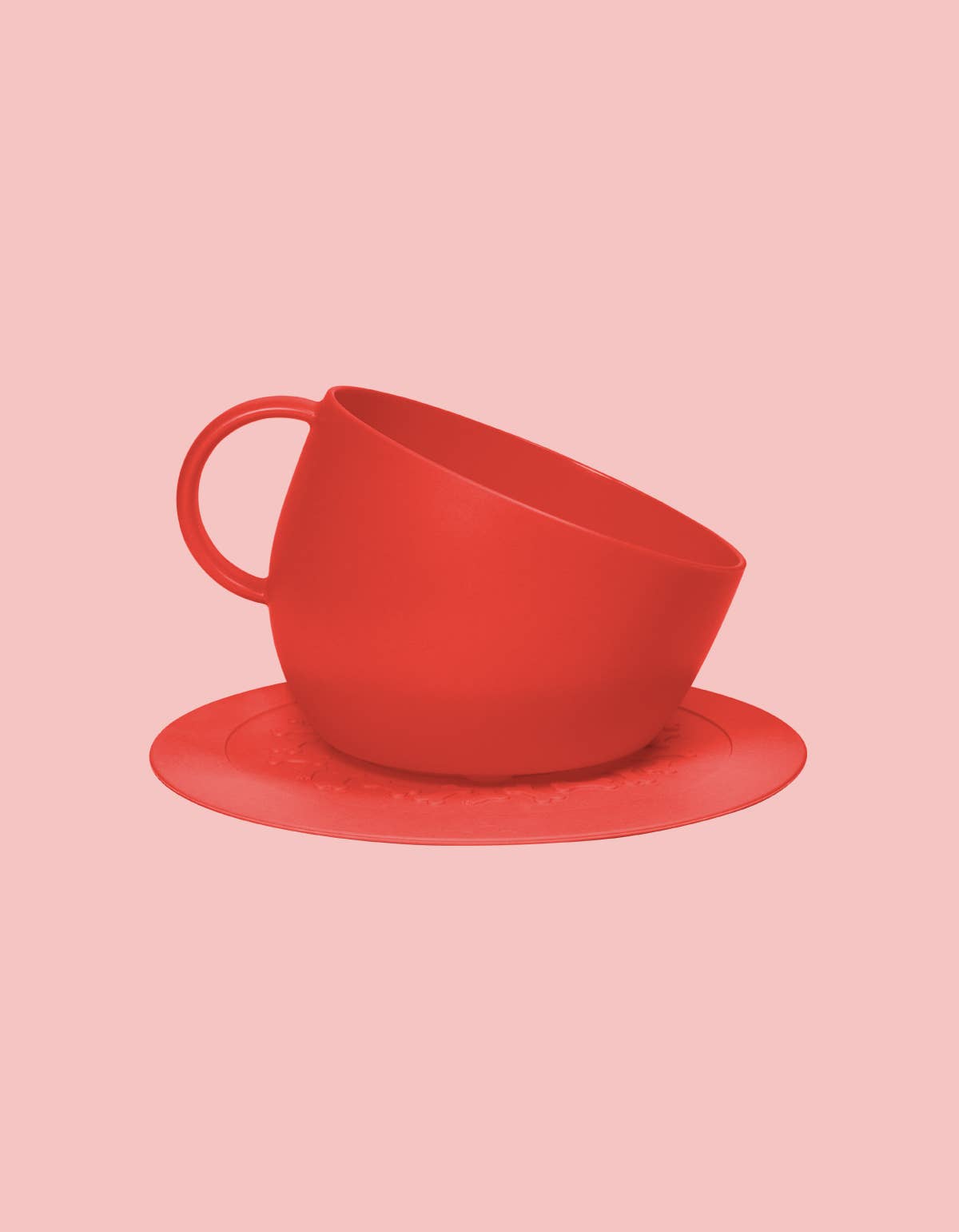 Cup & Plate Set - Red