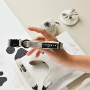 Tweed Collar - Brown