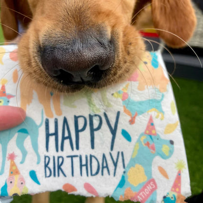 Edible Birthday Card For Dogs - Bacon Flavour