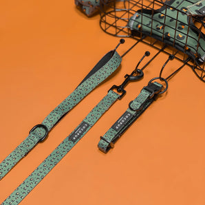 Khaki Leopard Collar