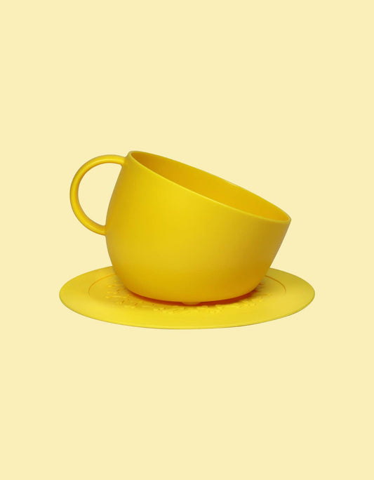 Cup & Plate Set - Yellow