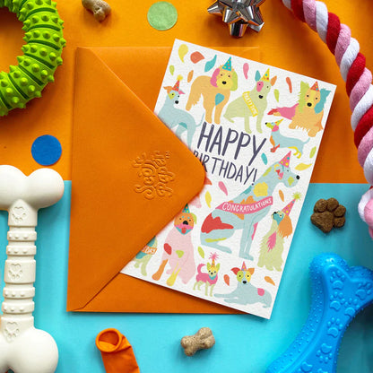 Edible Birthday Card For Dogs - Bacon Flavour